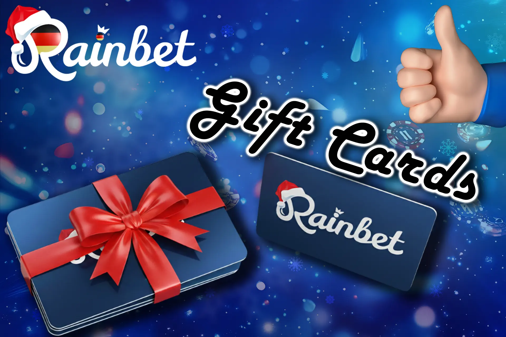 Laden Sie Ihr Konto mit einer Rainbet-Geschenkkarte auf.