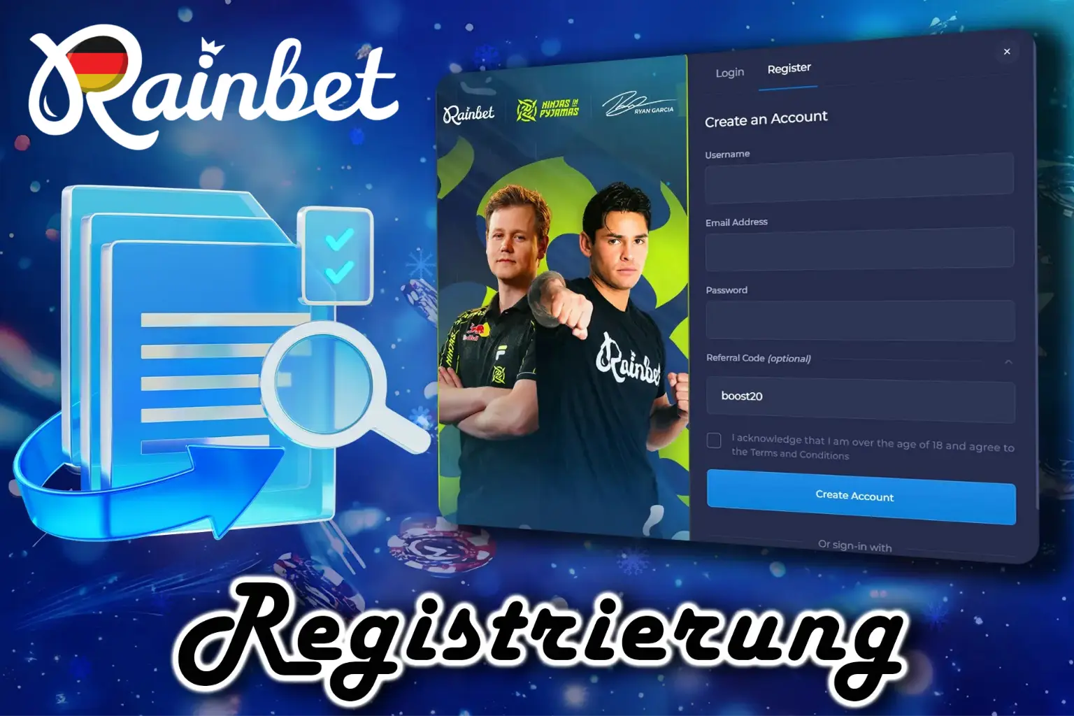 Einfache Schritte zur Registrierung im Casino
